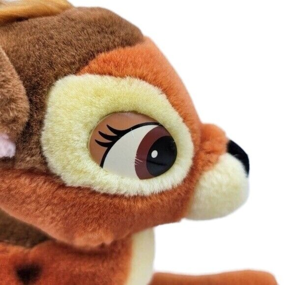 Disneyland Disney World Bambi Plush Brown 13" Doe Laying Deer Stuffed Vintage - Picture 10 of 11